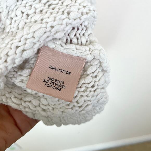 Philosophy Womens Tank Sz L Crochet Festival Boho Beachy Hippie Natural Earthy - Picture 7 of 8